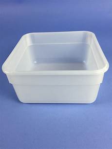 Clear Plastic Tubs