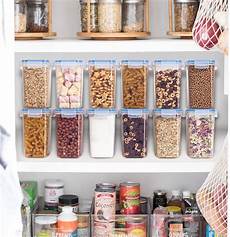 Clear Pantry Bins